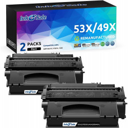 HP 49X Q5949X Black Compatible Toner Cartridge, 2 Pack, High Yield